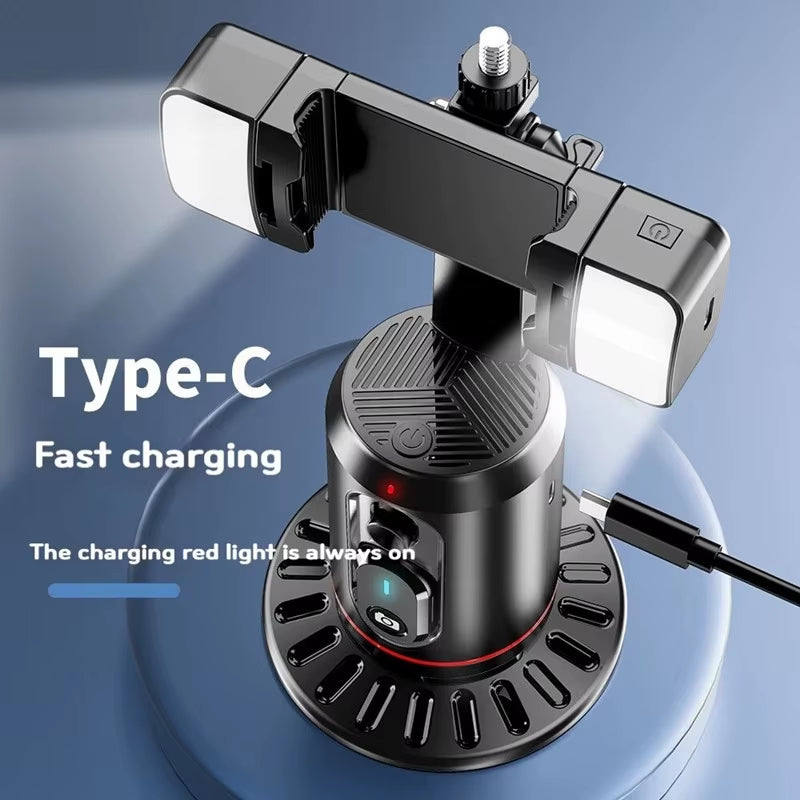 AxisPro 360° AI Face-Tracking Gimbal Stabilizer with Selfie Stick, Desk Tripod & Bluetooth Remote