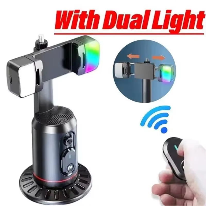 AxisPro 360° AI Face-Tracking Gimbal Stabilizer with Selfie Stick, Desk Tripod & Bluetooth Remote